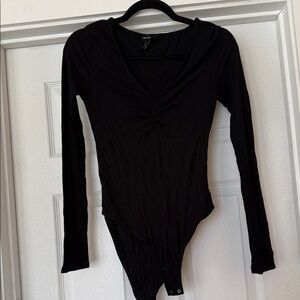 Black Long Sleeve Bodysuit